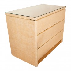 Pair of lacquered linen dressers